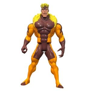 Toy Biz Marvel X-Men Sabretooth Action Figure Brown Orange 1993